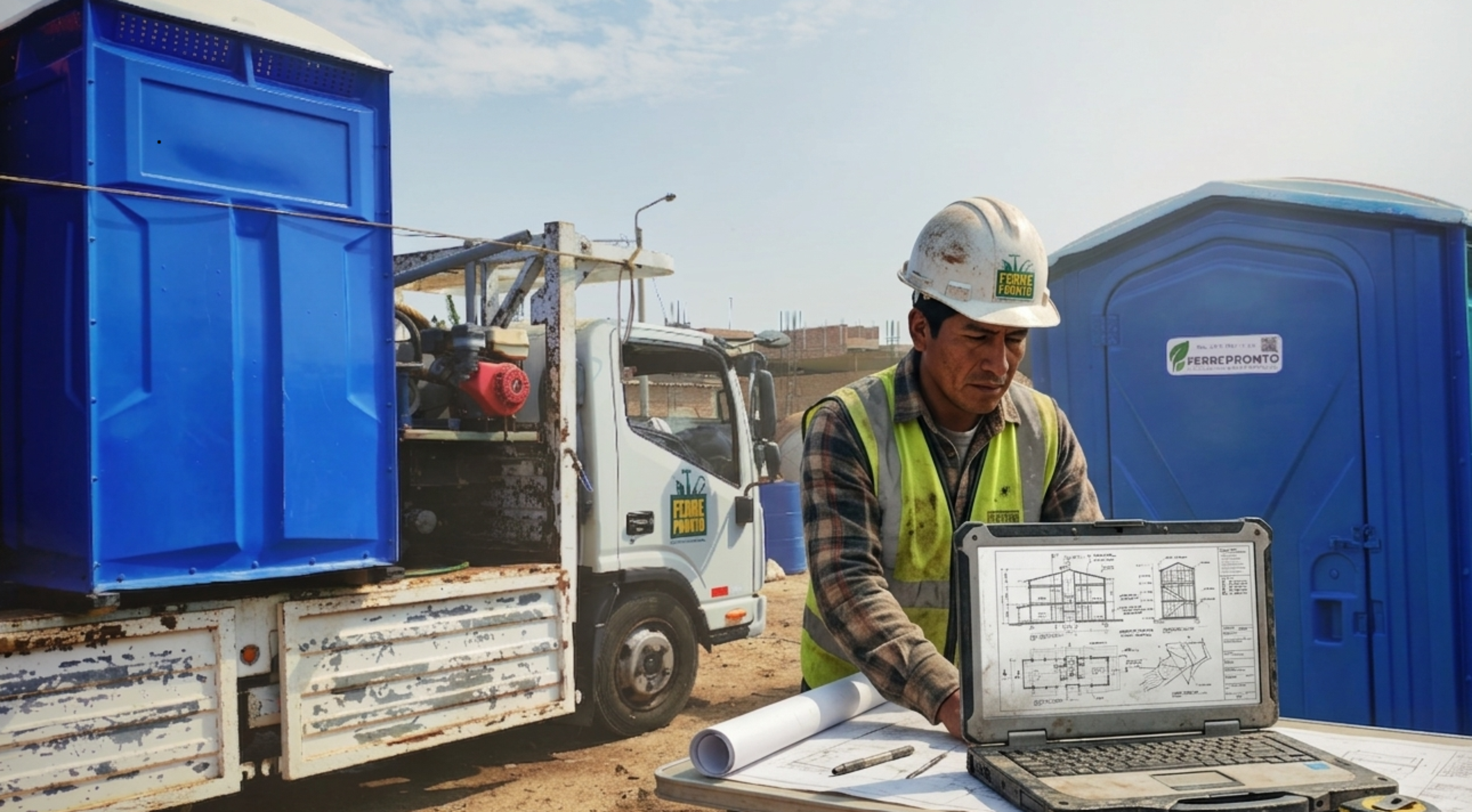 Sanitarios portátiles proyectos personalizados — FERREPRONTO